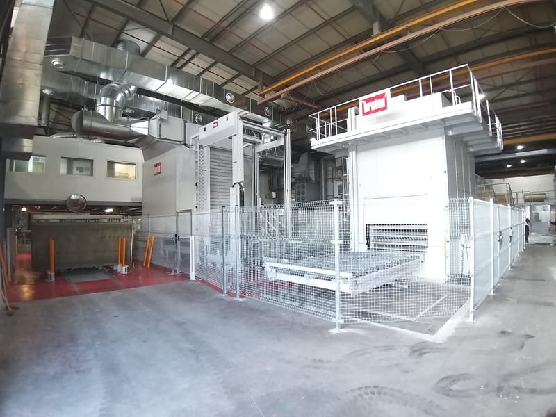 פרויקט פירוק והרכבת קו ייצור משטחי שייש 2021