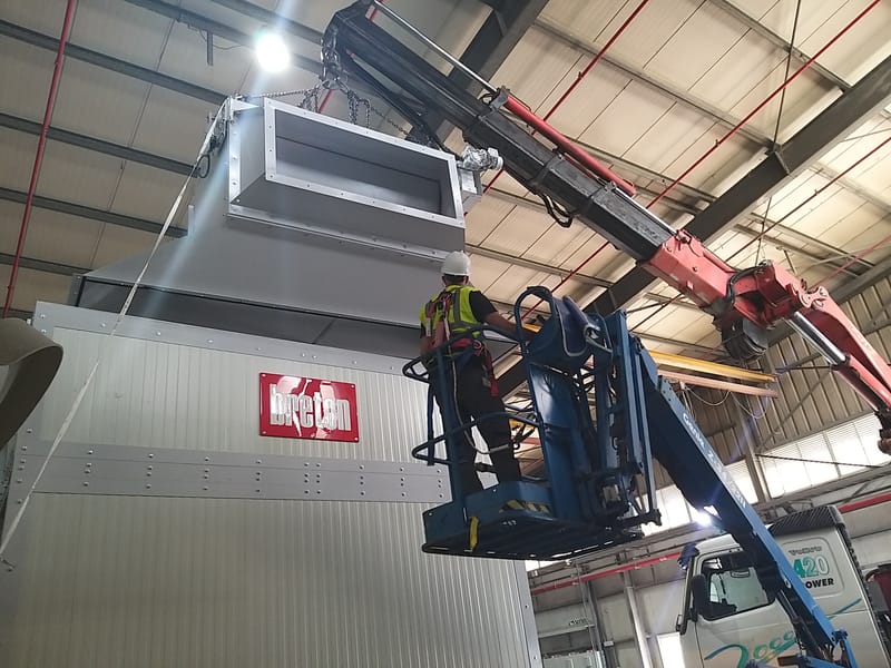 פרויקט פירוק והרכבת קו ייצור משטחי שייש 2021