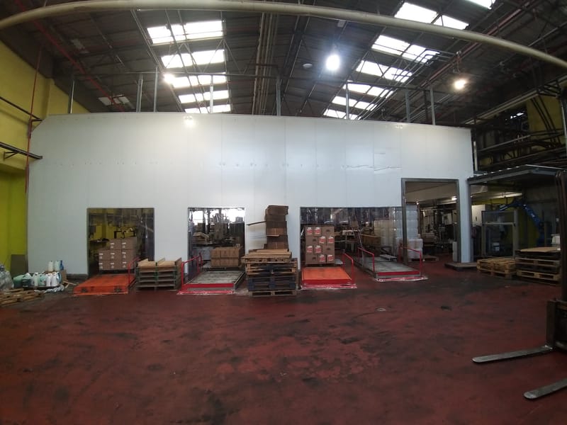 פרויקט התקנת פאנל מבודד מחלקה אריזה 2020