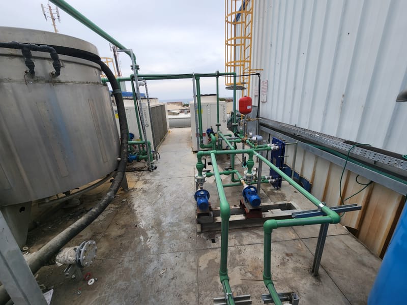 ייצור והתקנת צנרת PPR כולל משאבות 