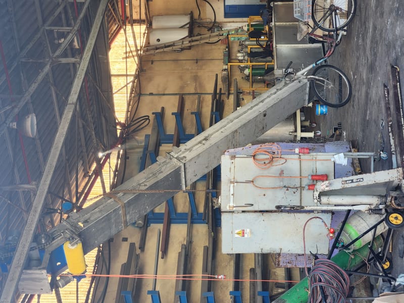 ייצור מסוע לפי תכנון כולל התקנה ואספקה והתקנת תעלות PP 