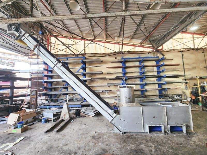 ייצור מסוע לפי תכנון כולל התקנה ואספקה והתקנת תעלות PP 