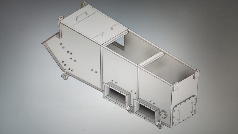 ייצור מסוע לפי תכנון כולל התקנה ואספקה והתקנת תעלות PP 