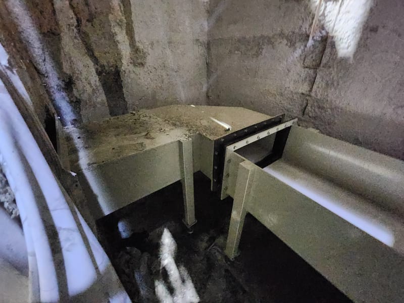 ייצור מסוע לפי תכנון כולל התקנה ואספקה והתקנת תעלות PP 