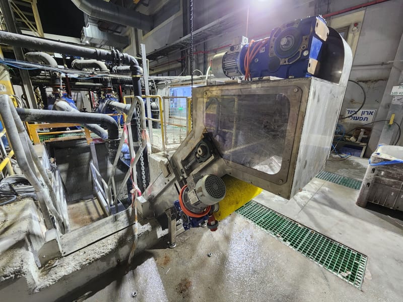 ייצור מסוע לפי תכנון כולל התקנה ואספקה והתקנת תעלות PP 