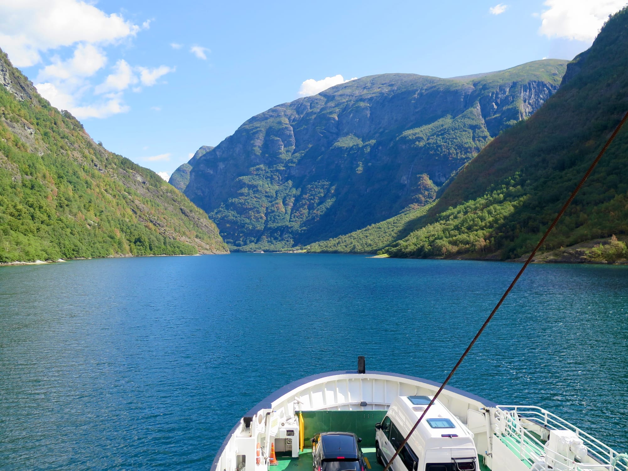 Fjordfahrt und Gletscherblick