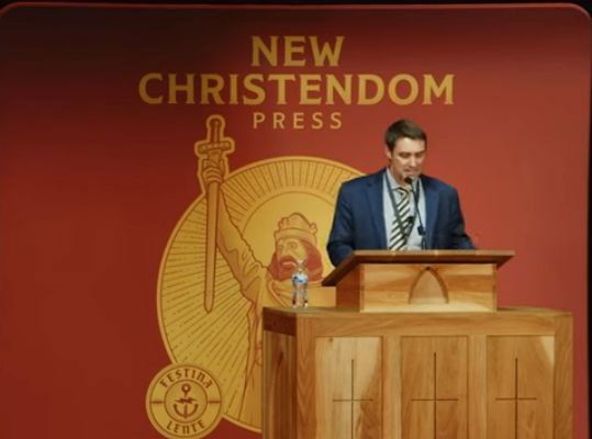 Stephen Wolfe dismantles Multiculturalism at the New Christendom Press Conference