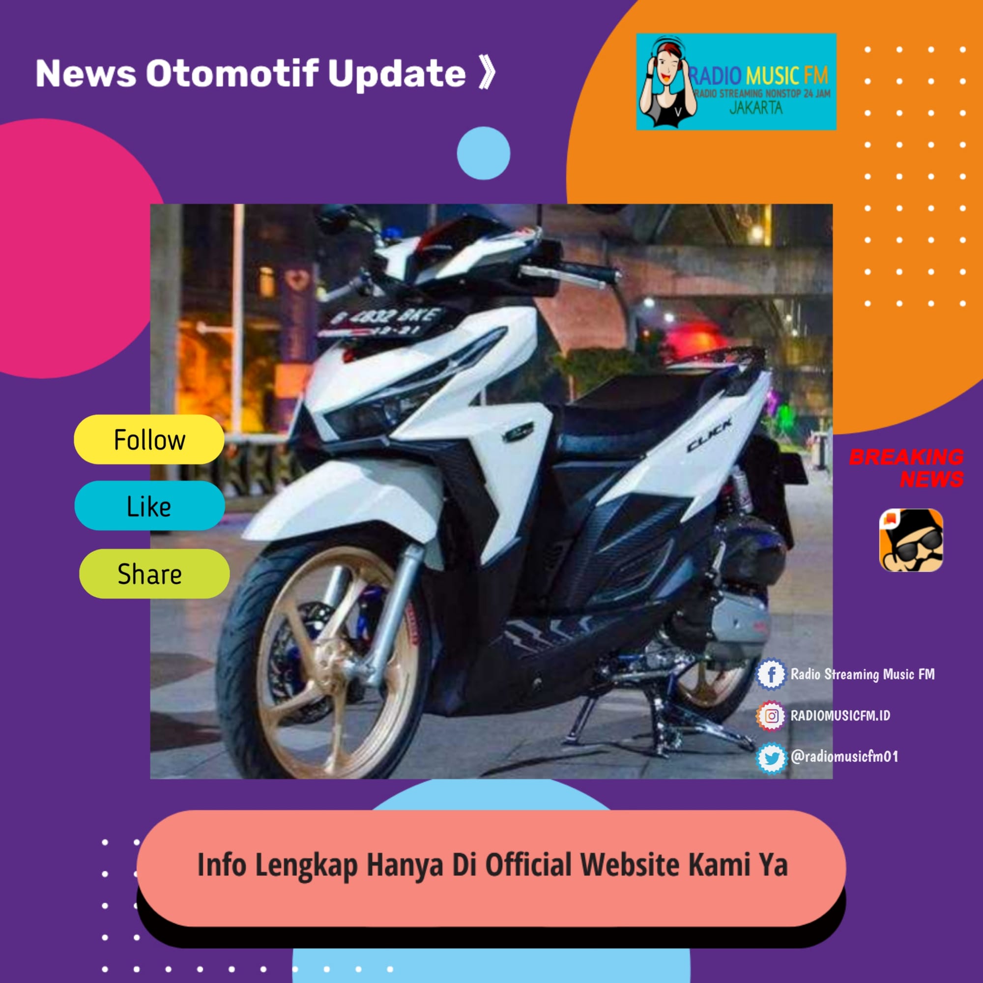 Honda Vario 150 berparas elegan, kaki-kakinya simpel kolaborasi Yamaha 》