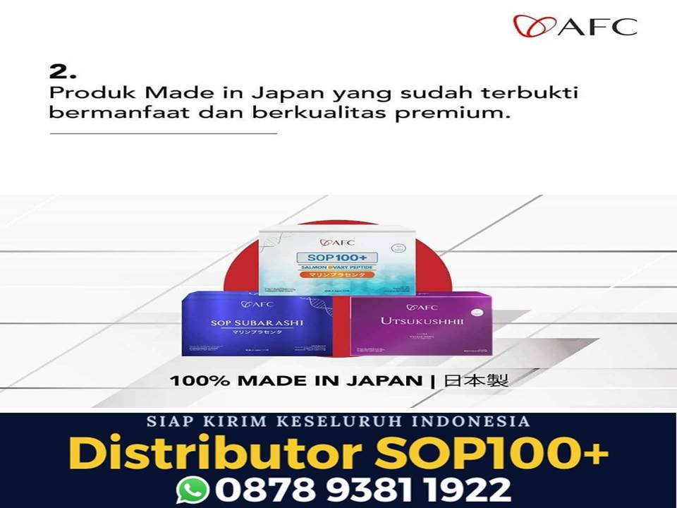 Harga Member Obat Suplemen Produk Utsukushii AFC, WA 0878 9381 1922