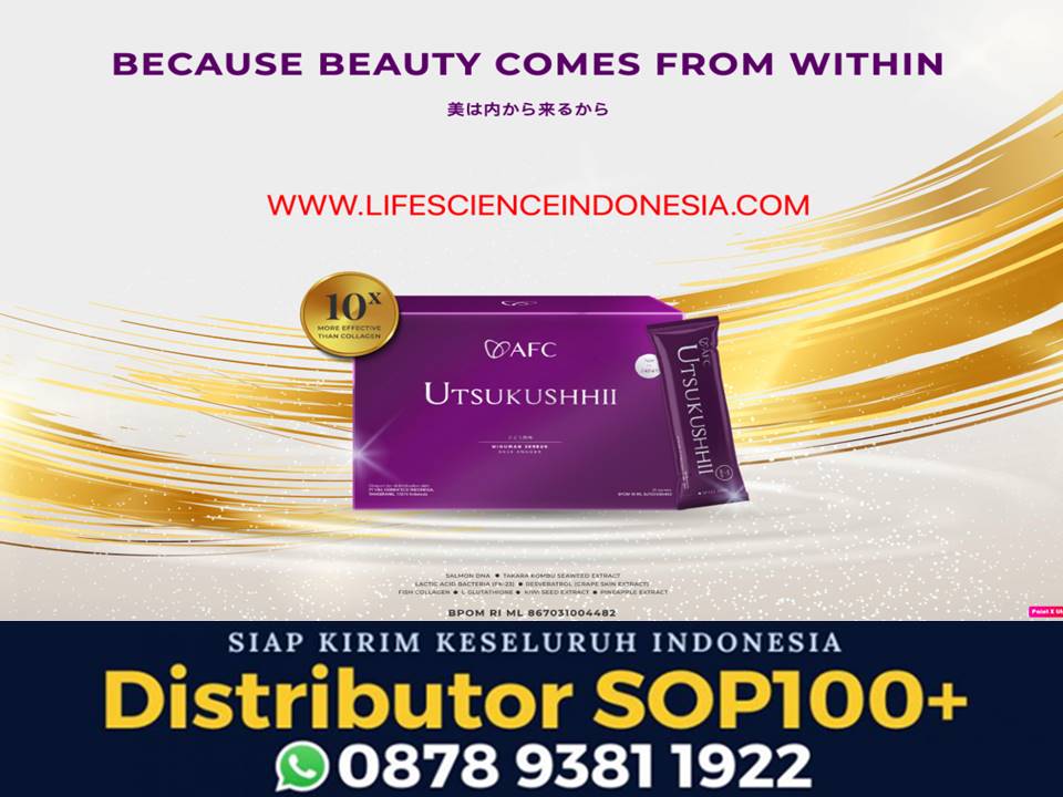 Harga Vitamin Utsukushii dan SOP100, WA 0878 9381 1922