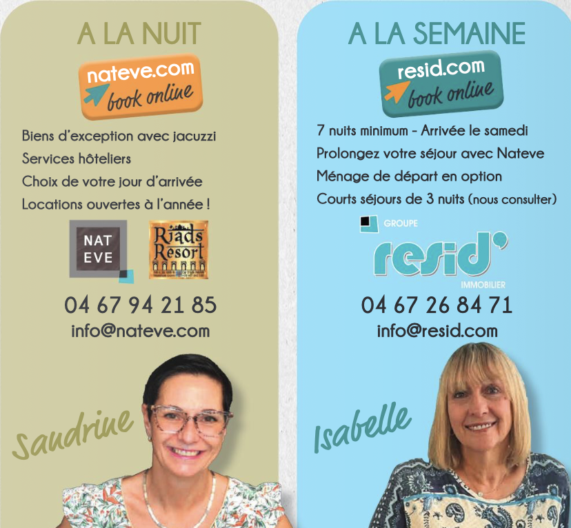 Contact réservation/location