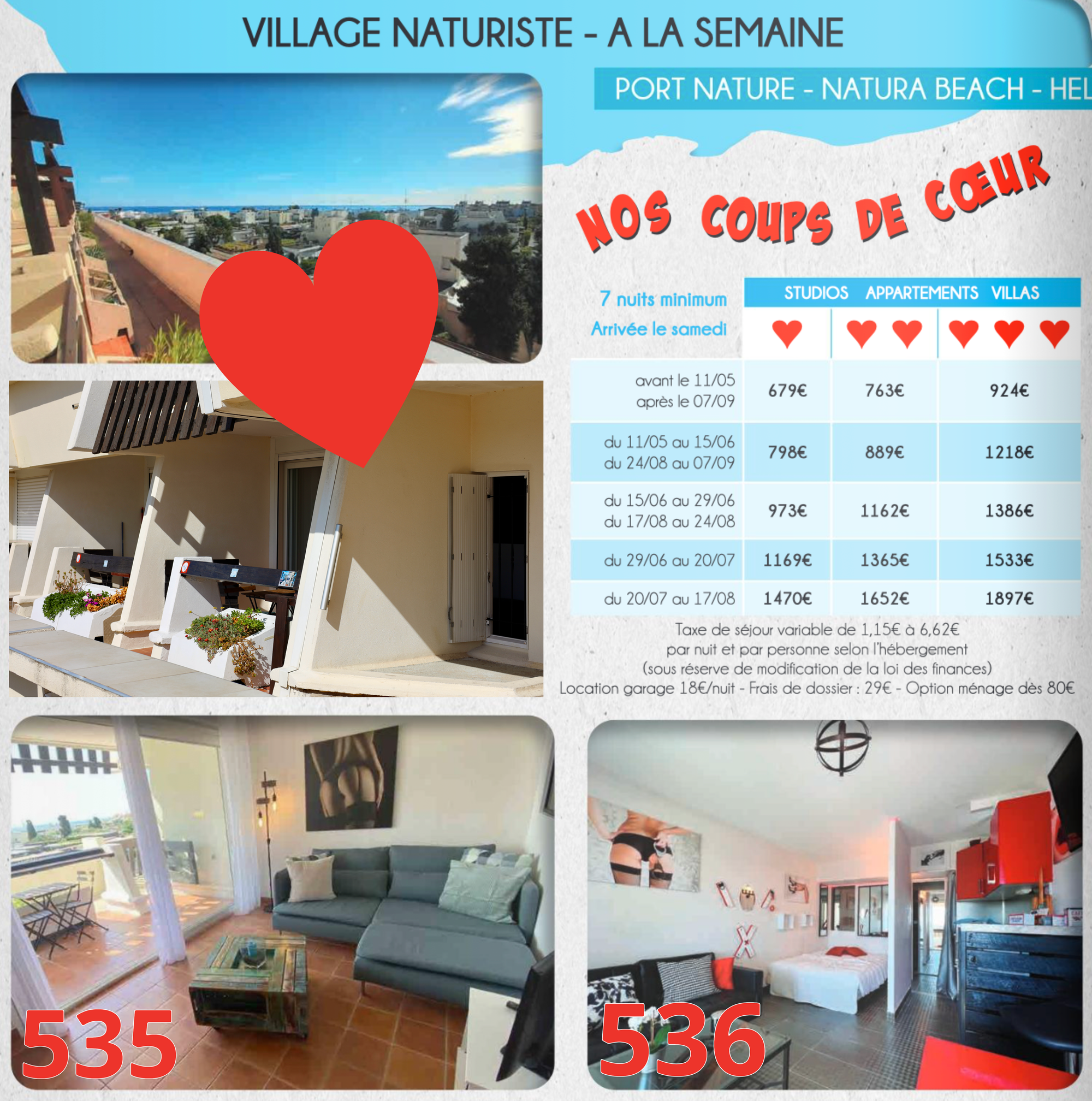 Contact réservation/location