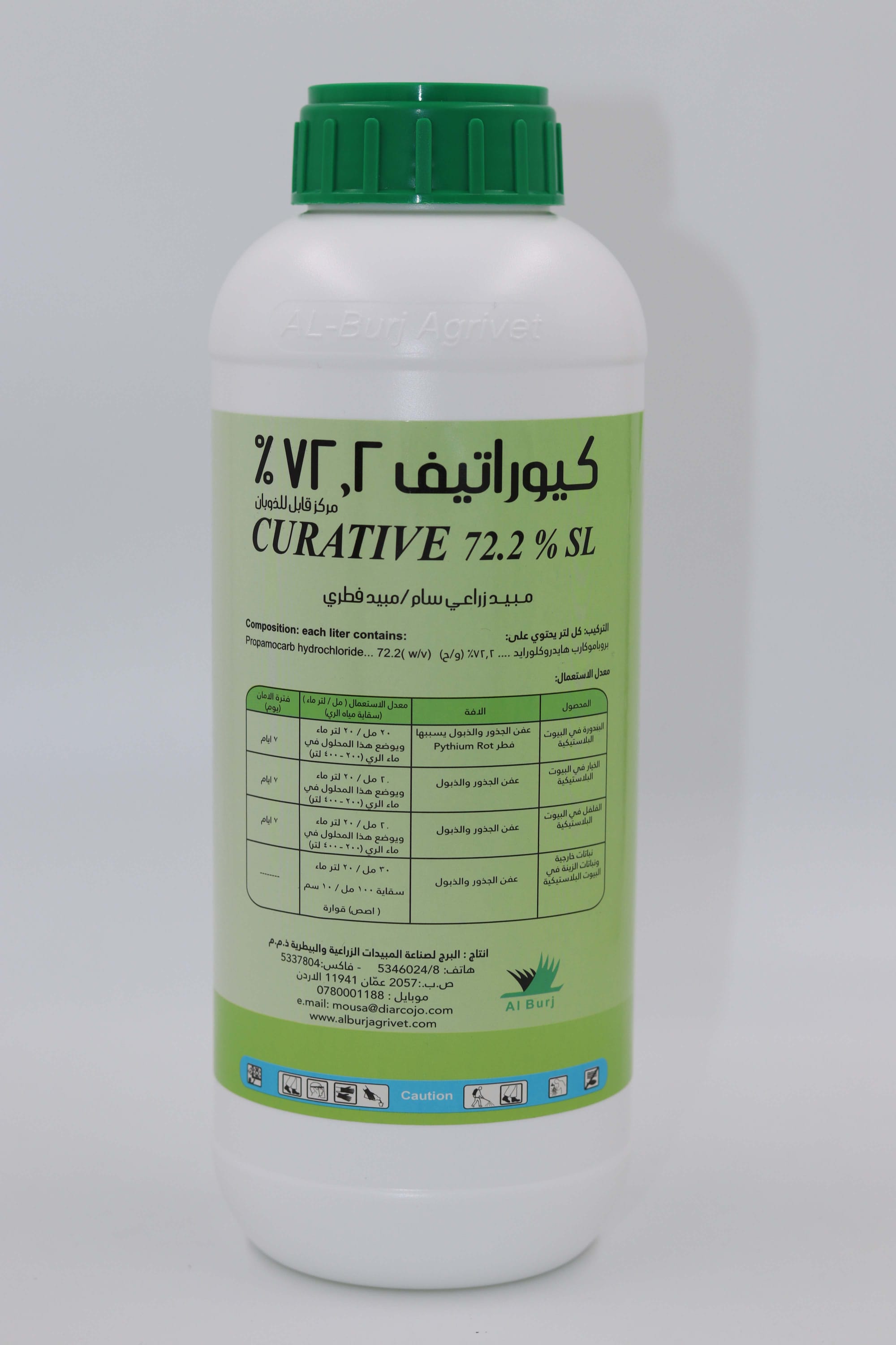 Curative 72.2% SL Propamocarb hydrochloride 72.2% (w/v)