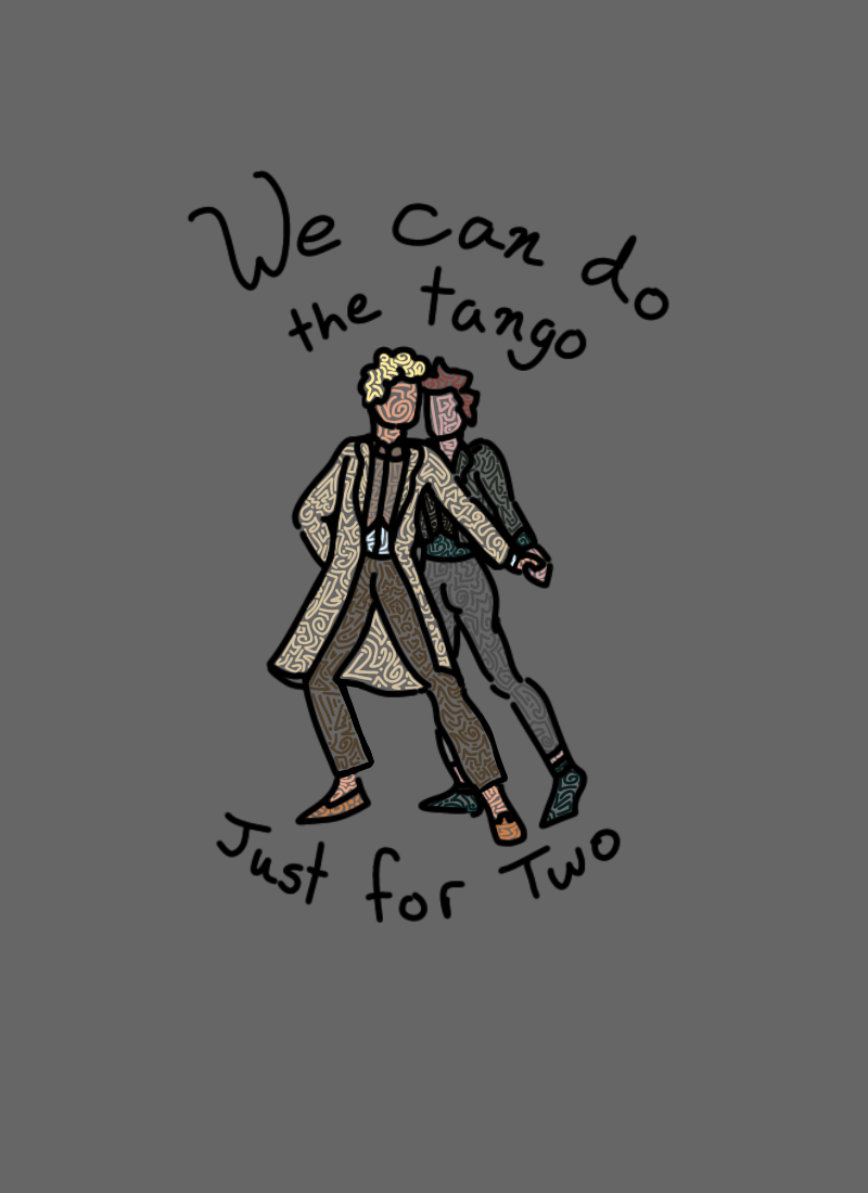 Digital Art of Good Omens 