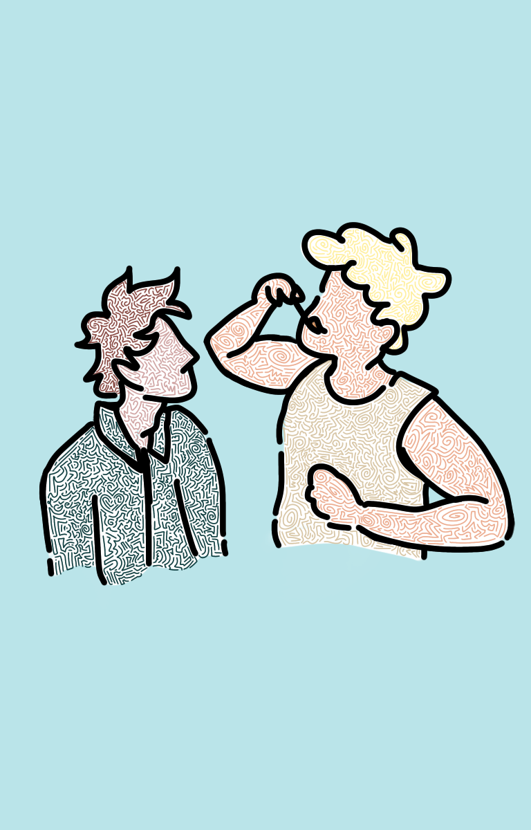 Digital Art of Good Omens 