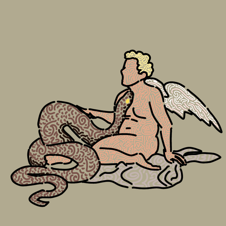 Digital Art of Good Omens 