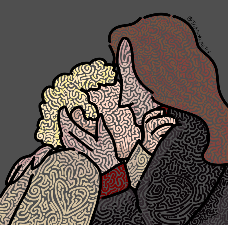 Digital Art of Good Omens 