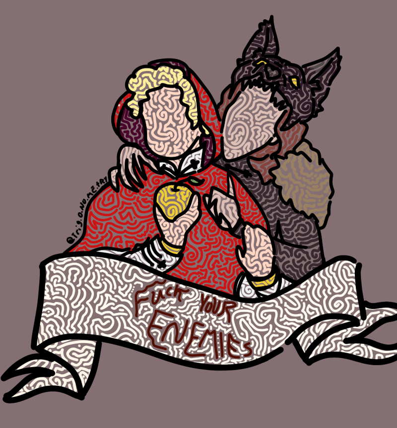 Digital Art of Good Omens 