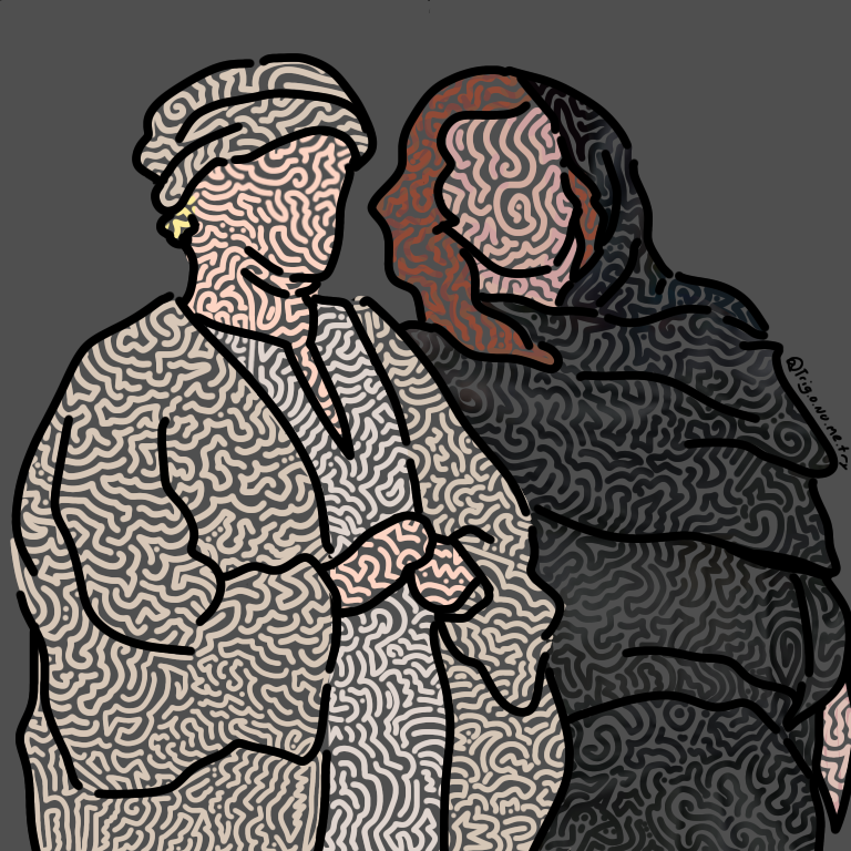 Digital Art of Good Omens 