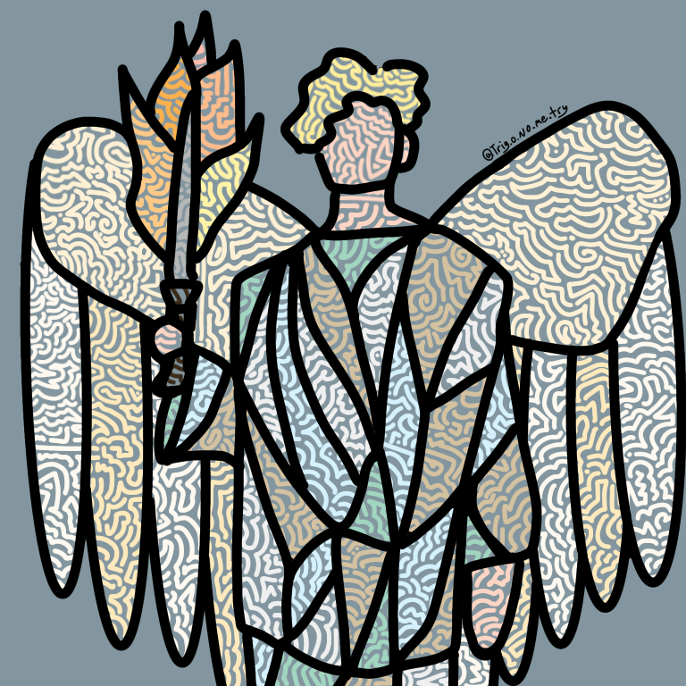 Digital Art of Good Omens 