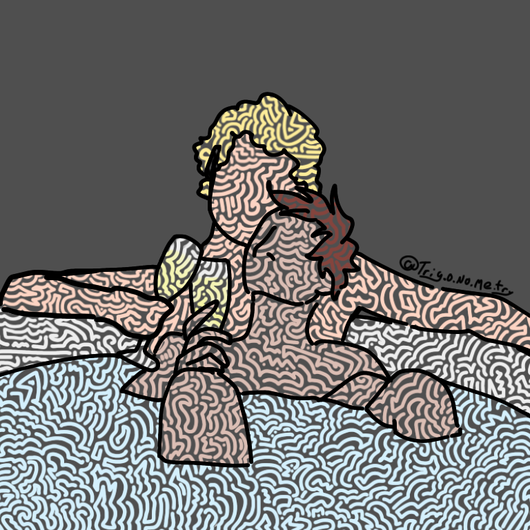 Digital Art of Good Omens 