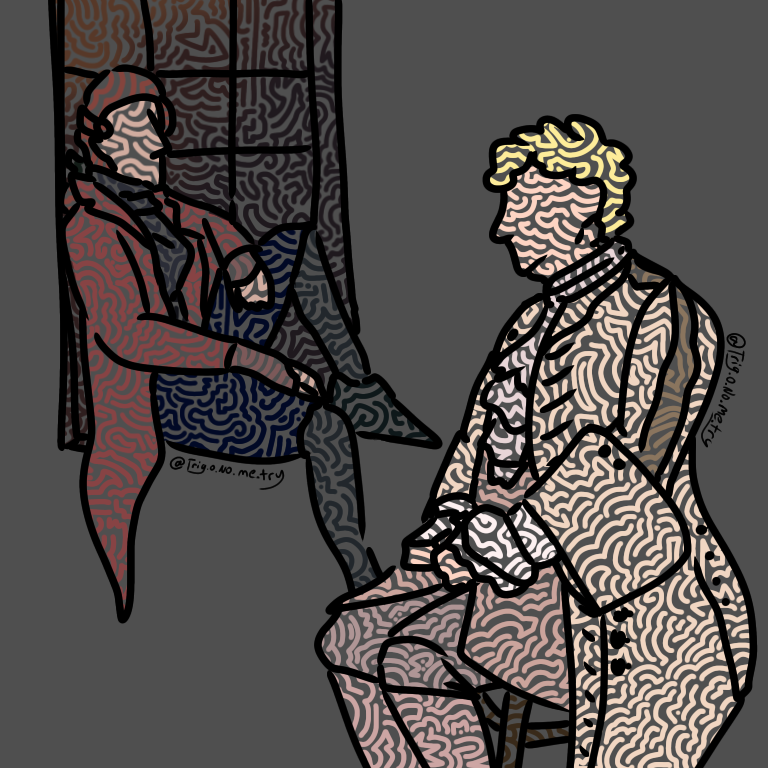 Digital Art of Good Omens 