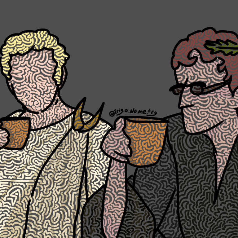 Digital Art of Good Omens 