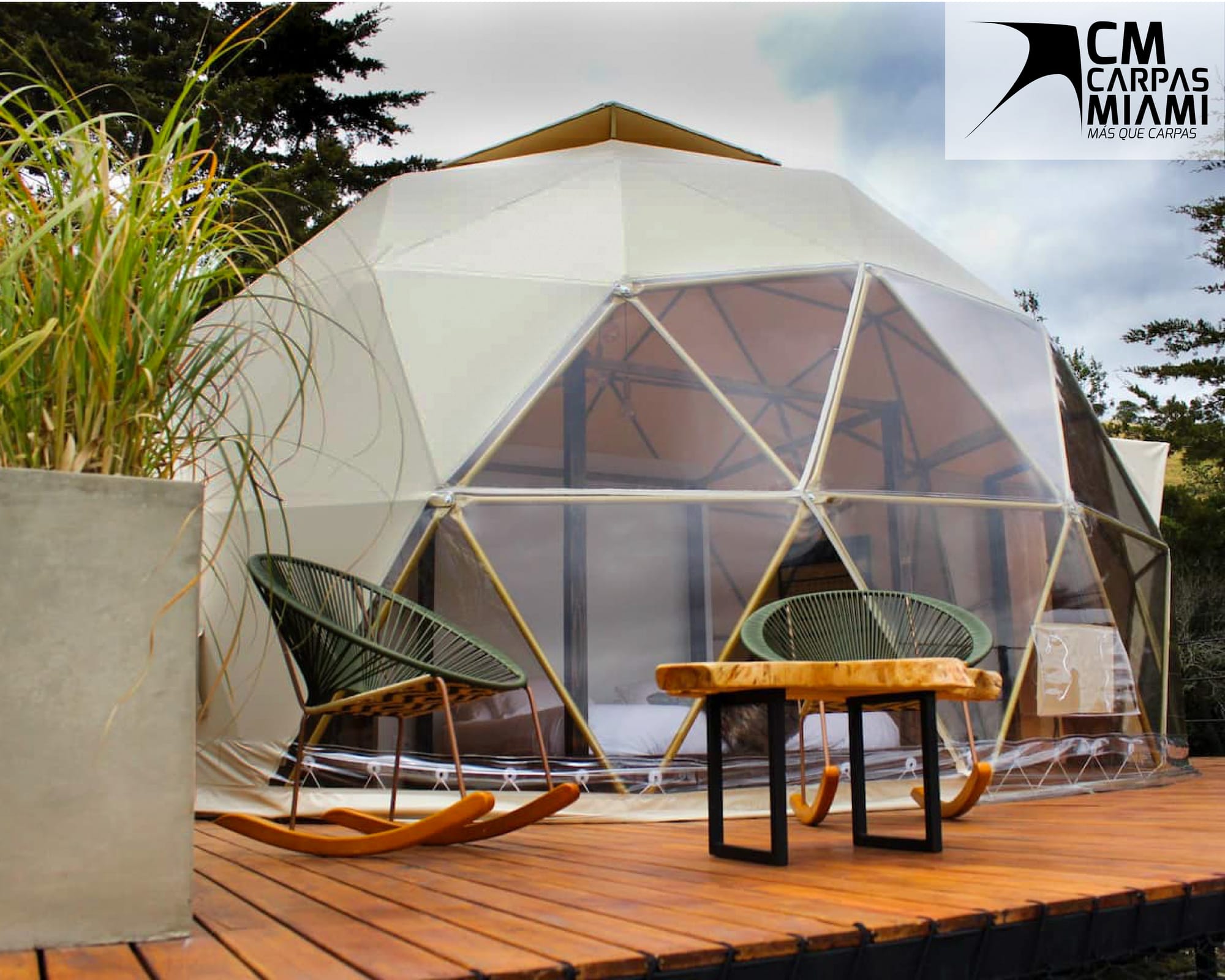 Glamping tipo domo