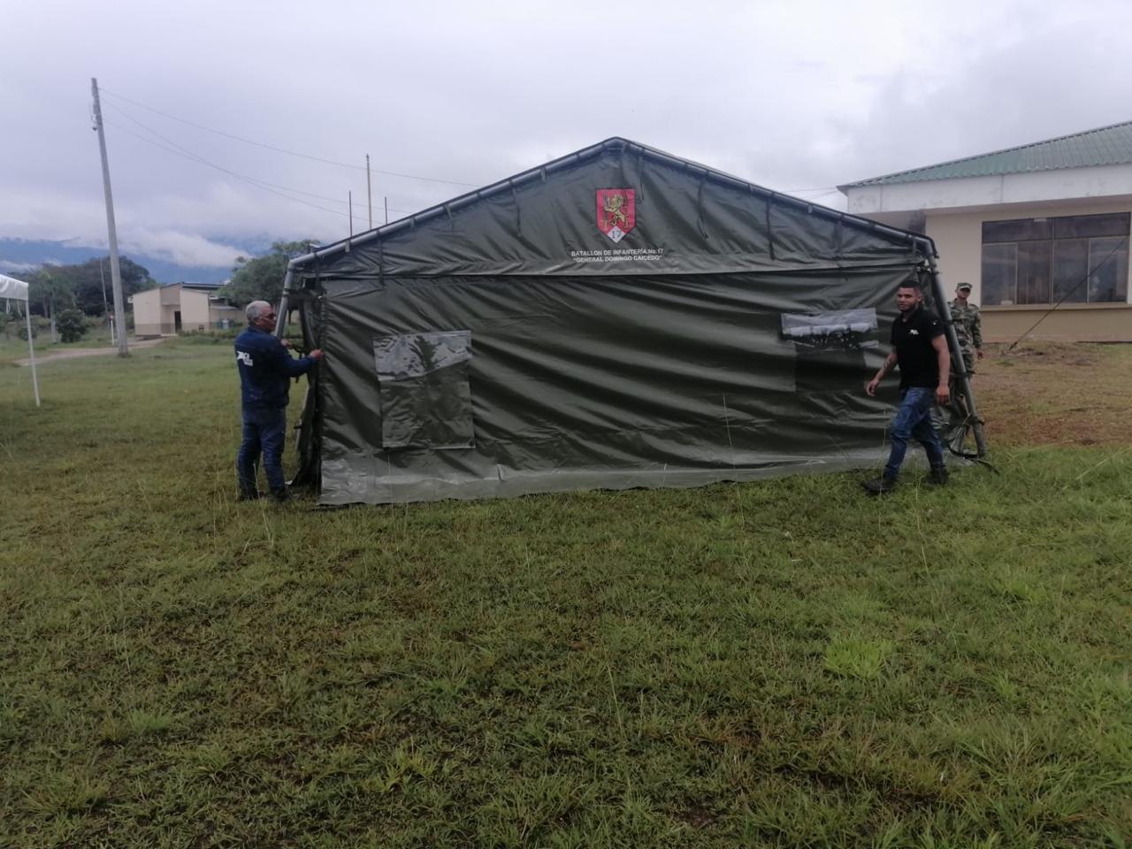 Carpa para campamento 4 aguas