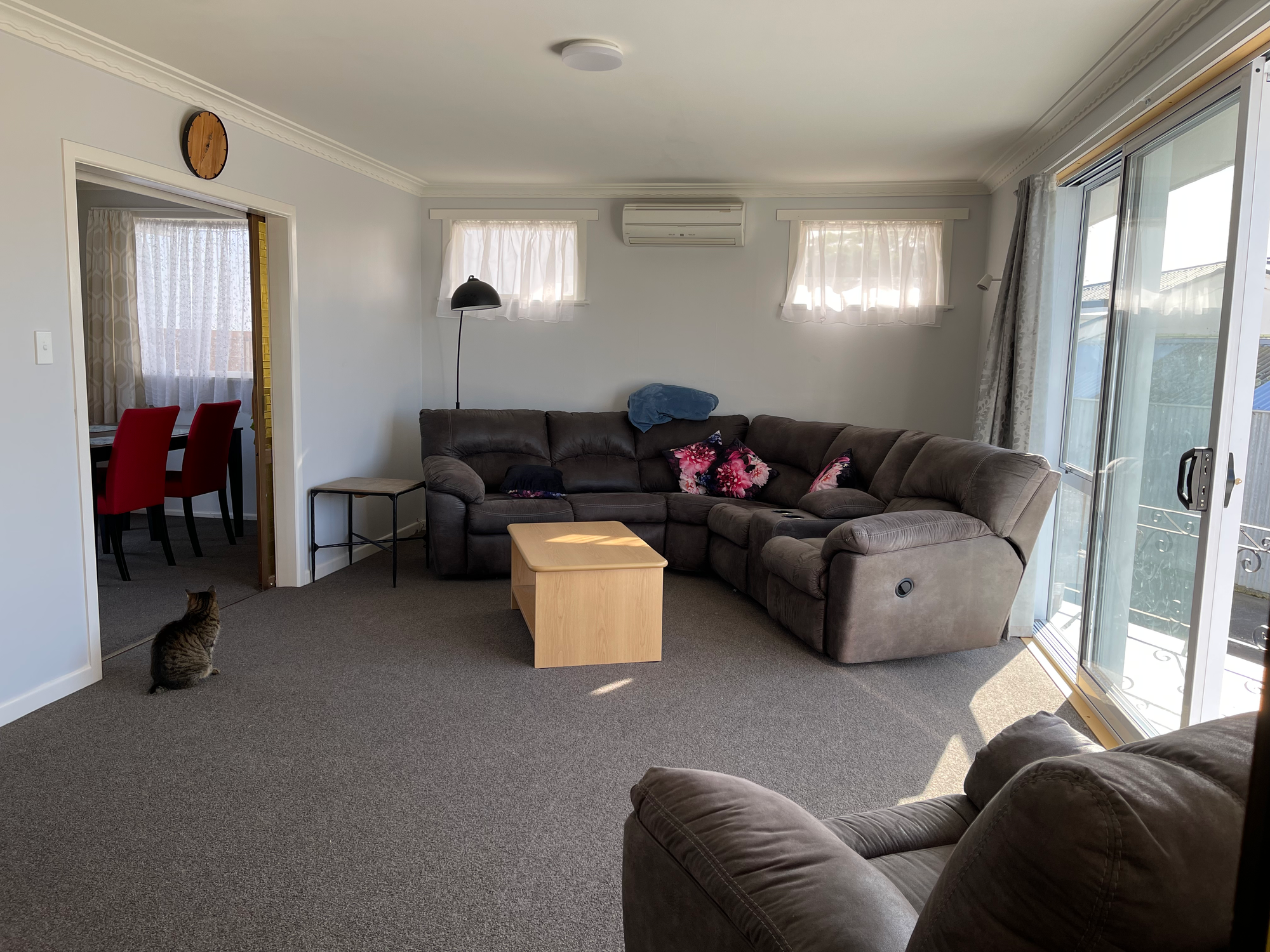 Sunny open home with 3 bedrooms and office