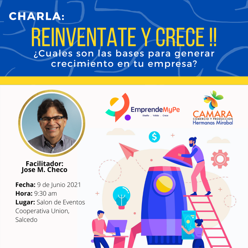 Charla: Reinventate y Crece