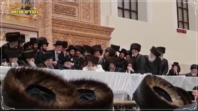 היסטוריה: רשכבה"ג מרן שר התורה שליט"א הגיע לחנוך את ויז'ניץ