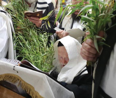 רביה"ק זיע"א בנענועים בהלל הושענא רבא - חג הסוכות תשע"ח.