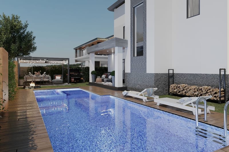 LANDSCAPE OF A PRIVATE HOUSE IN ORTACHALA