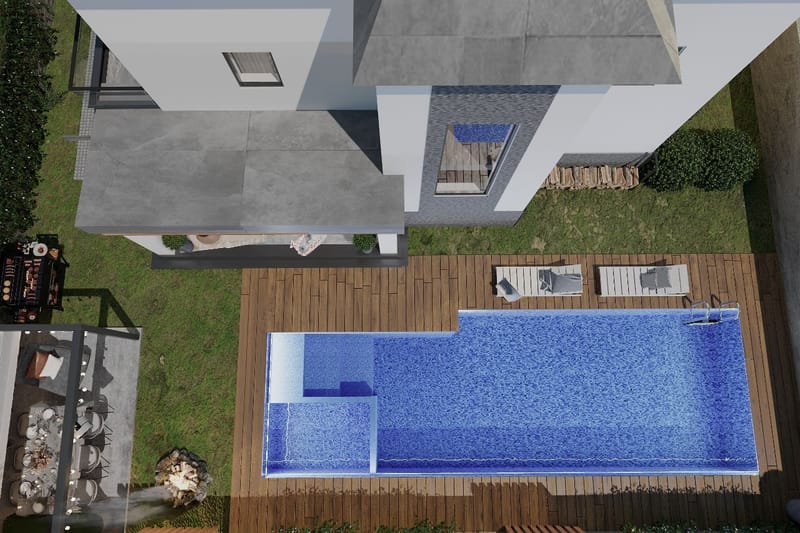 LANDSCAPE OF A PRIVATE HOUSE IN ORTACHALA