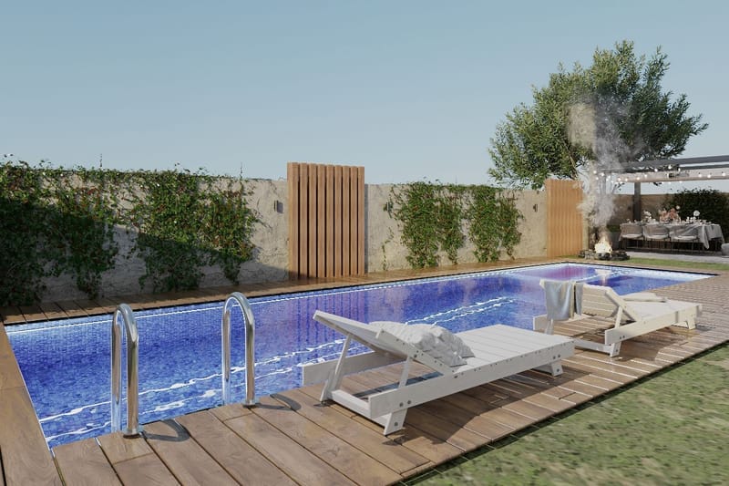 LANDSCAPE OF A PRIVATE HOUSE IN ORTACHALA