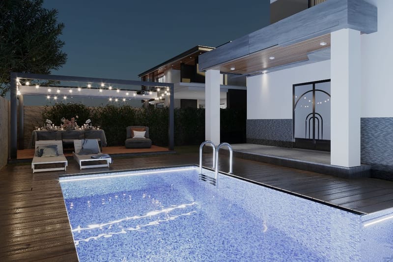 LANDSCAPE OF A PRIVATE HOUSE IN ORTACHALA