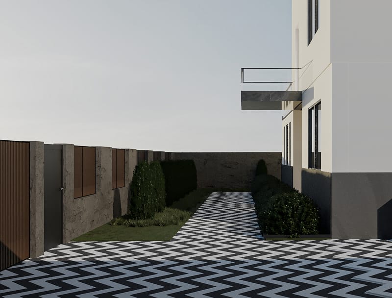 LANDSCAPE OF A PRIVATE HOUSE IN ORTACHALA