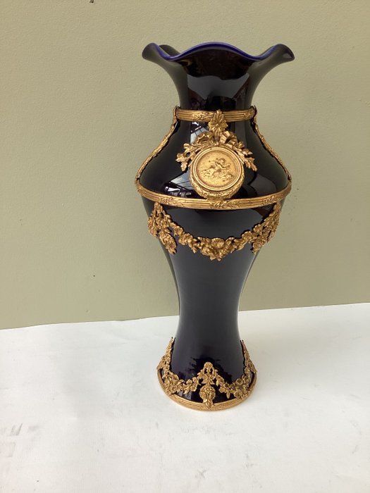 Luigi XVI Blue Cobalt Vase