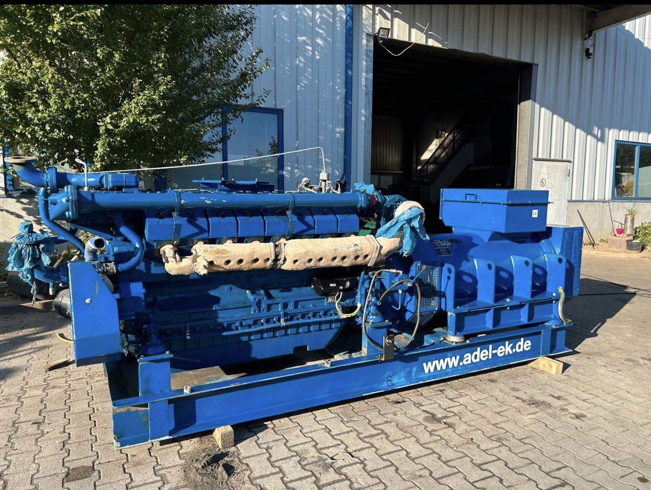 Deutz 950 KVA Stromaggregat BHKW Notstromaggregat Stromerzeuger