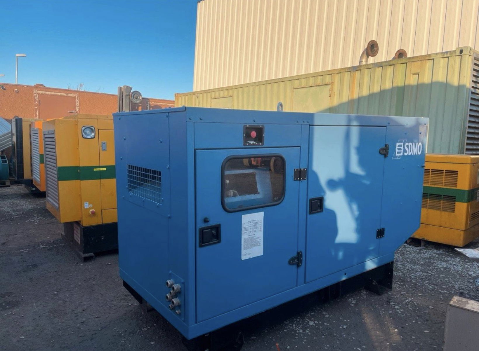 SDMO 110 KVA Stromaggregat BHKW Notstromaggregat Stromerzeuger