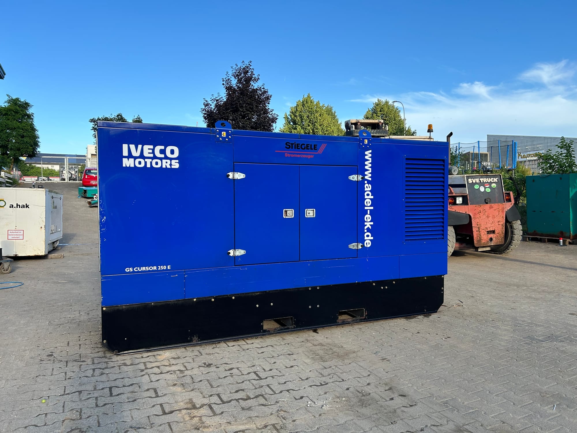 Iveco 250 KVA Stromaggregat Notstromaggregat BHKW Stromerzeugung