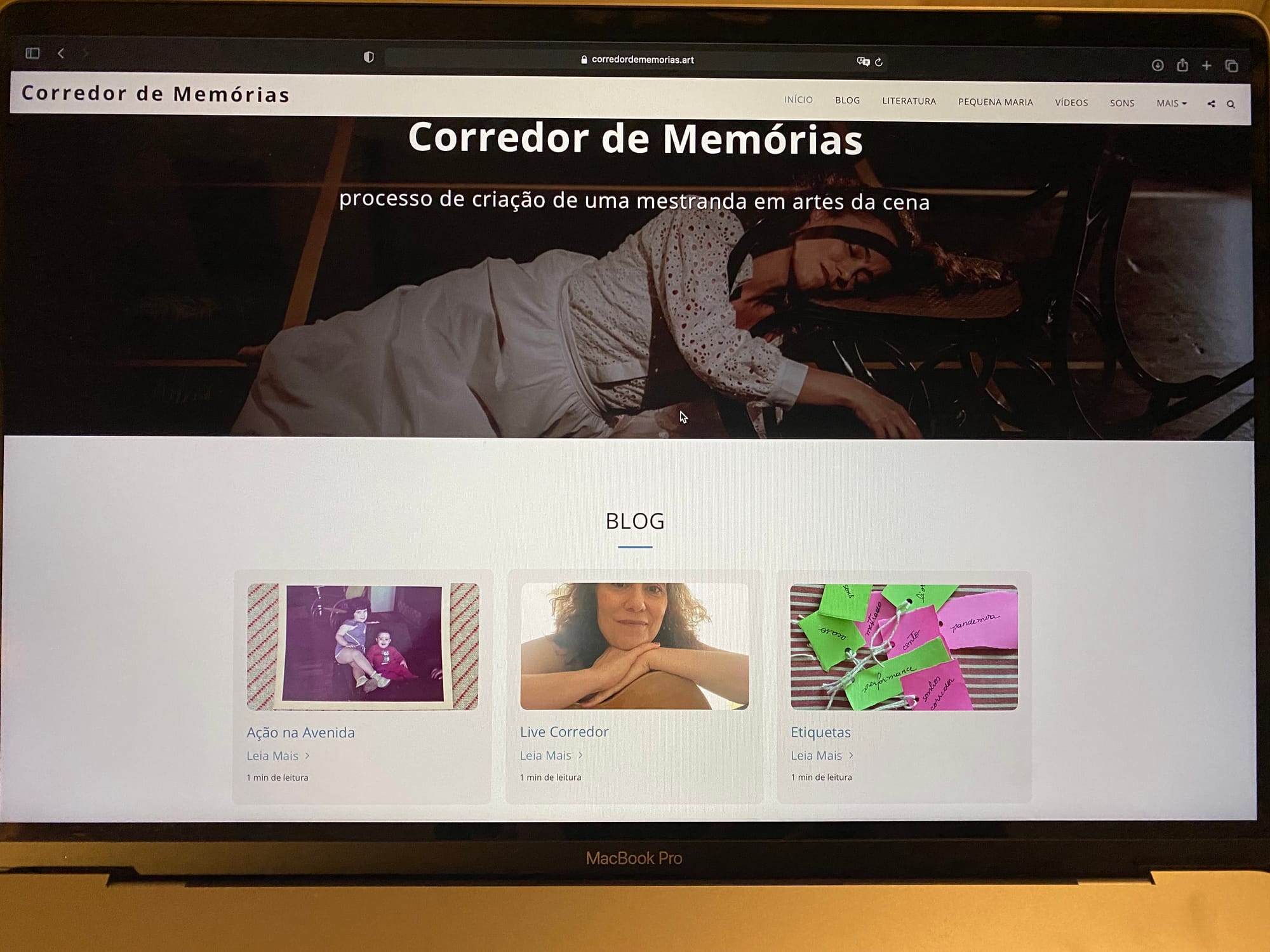 Blog como caderno de artista