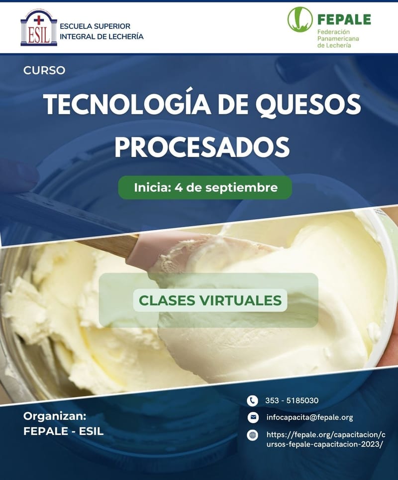Curso de tecnología de quesos procesados
