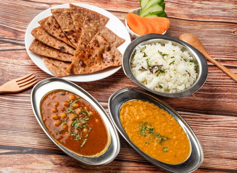 Roti/Puri Thali
