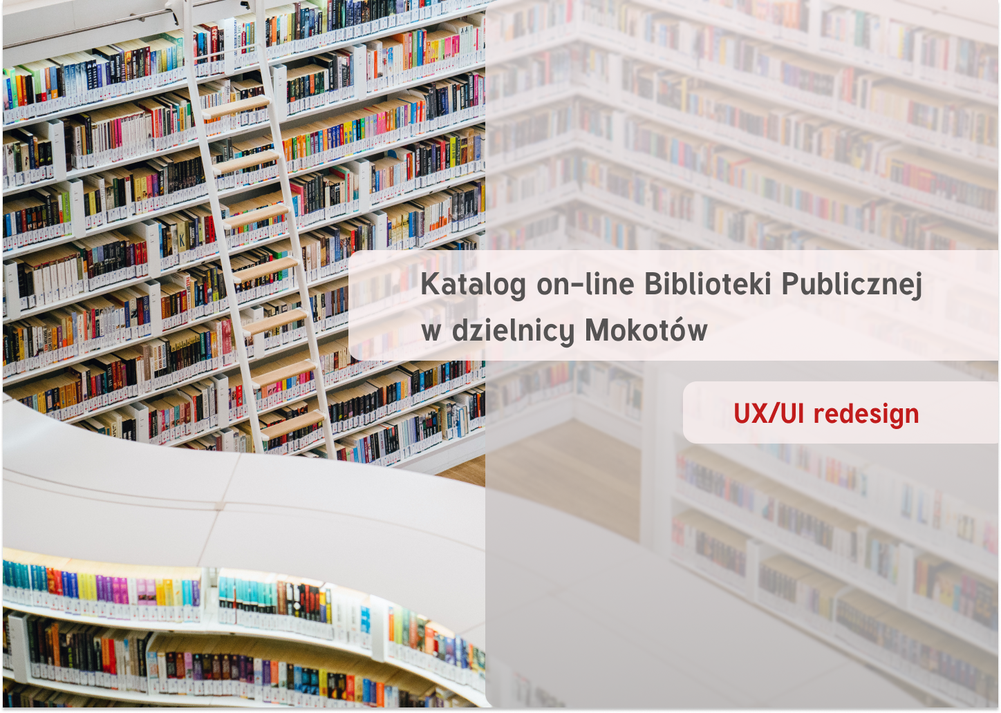 Mokotów Library on-line catalogue - redesign project