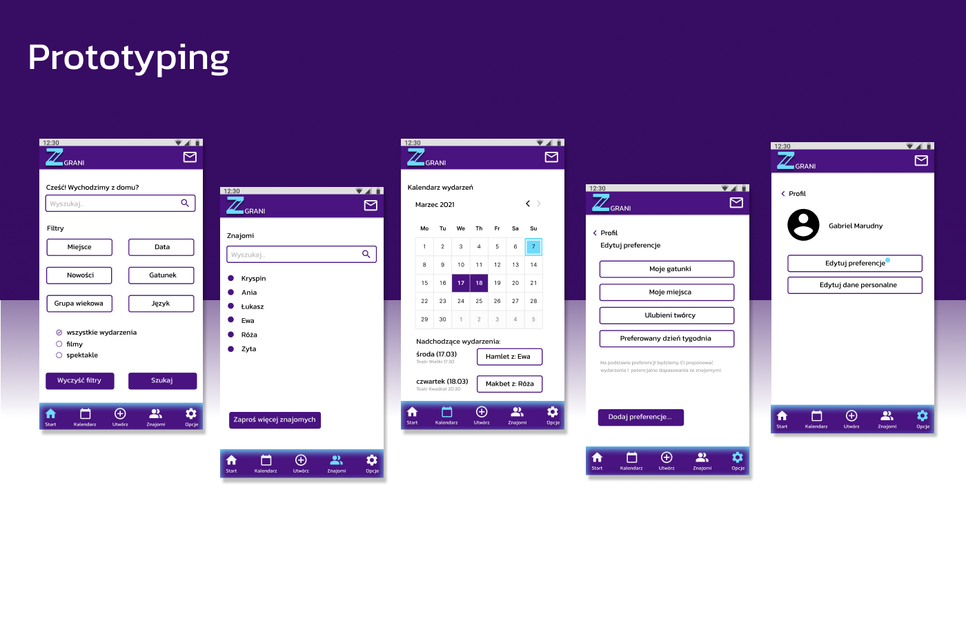 Zgrani - mobile app