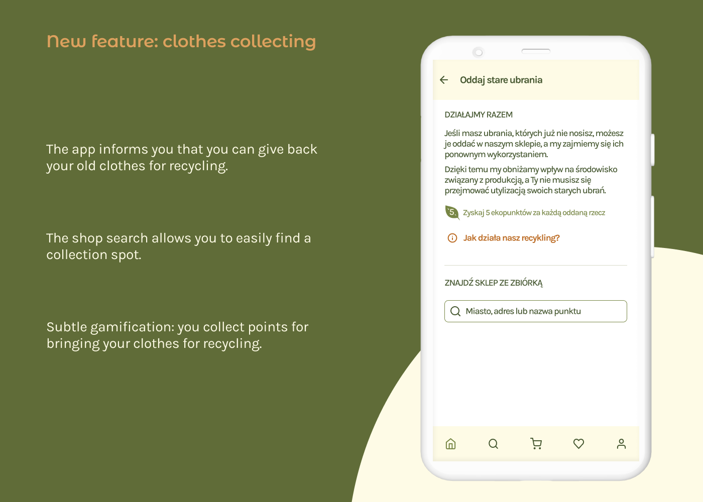Mobile e-commerce app - redesigned with AI