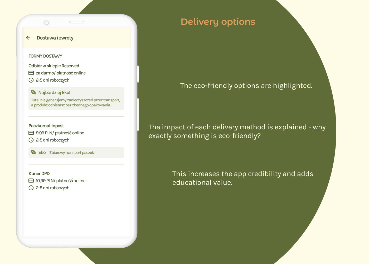 Mobile e-commerce app - redesigned with AI