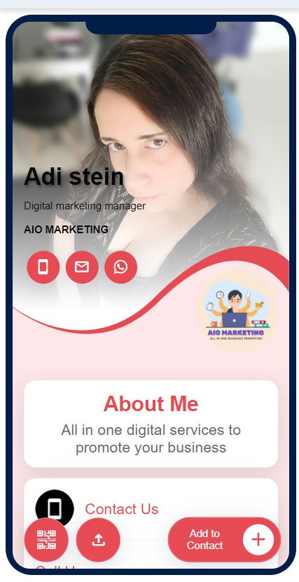 כרטיס ביקור דיגיטלי